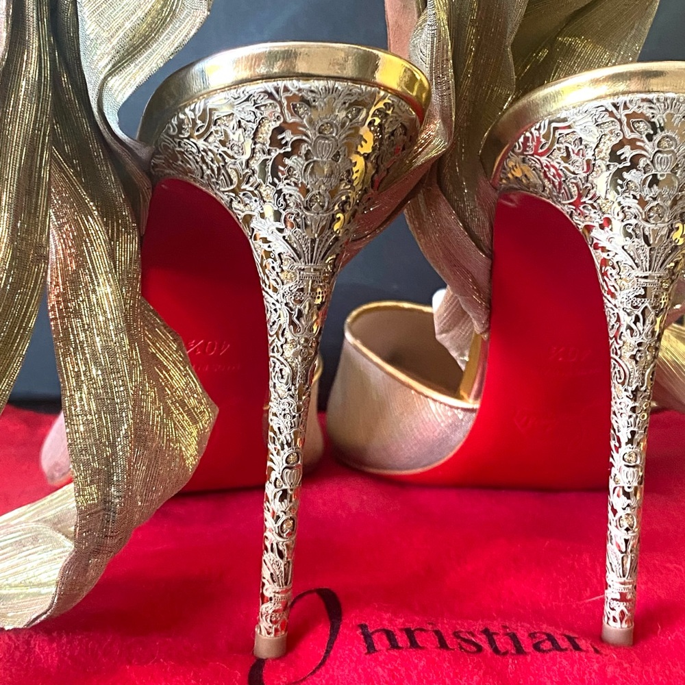 RARE Pre-Owned Lurex Christian Louboutins